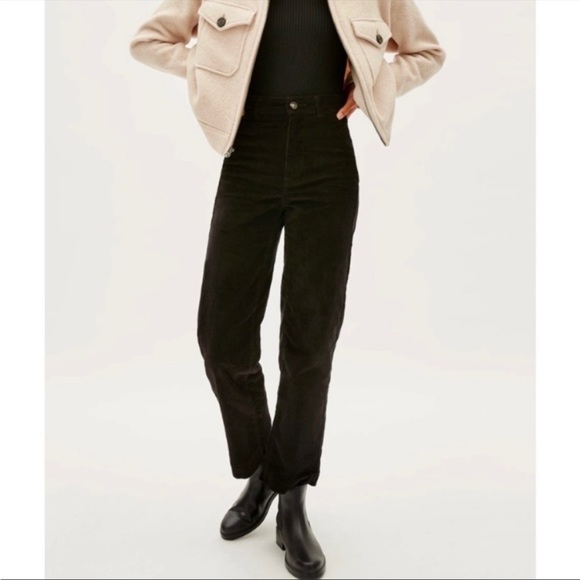 Everlane Pants - NWOT Everlane Baby Cord Relaxed Straight Cropped Pant Size 6 Last Pair Left
